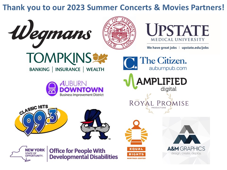 2023 Summer Concert &amp; Movie Sponsors