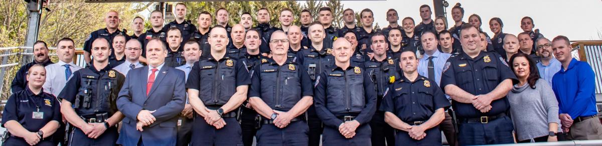 a group photo of police officers