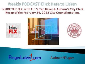 Inside the FLX weekly podcast, February 24, 2022 City Council Recap with City Clerk Chuck Mason