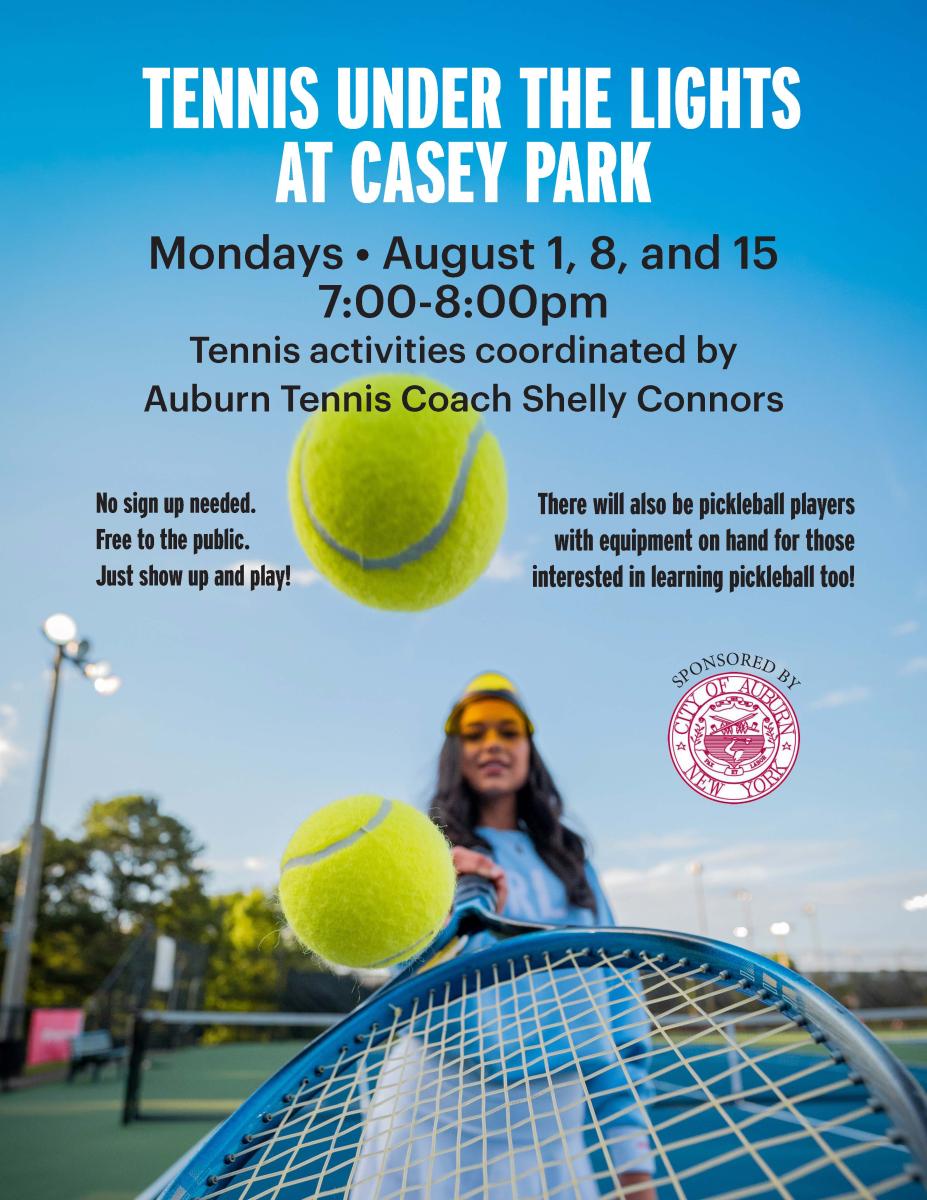 Tennis Nights Under The Lights At Casey Park