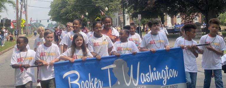 Booker T Washington Community Center in the 2023 Juneteenth Parade