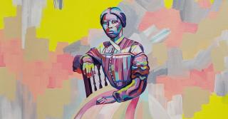 Harriet Tubman Portarit by Auburn Artist Blake Chamberlain
