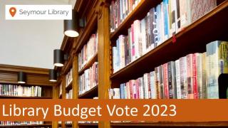 Seymour Public Library Budget Vote 2023