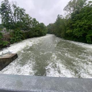Owasco River High Flow from August 2021