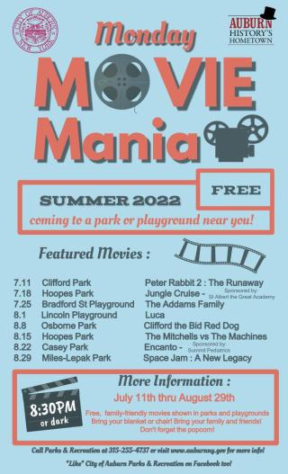 Monday Movie Mania Poster 2022