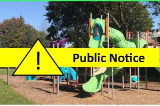 Public Notice: City and School District Playgrounds Closed