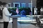 Mayor Quill at 9/11 ceremony