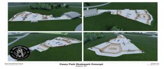 Skatepark Design Rendering 2022