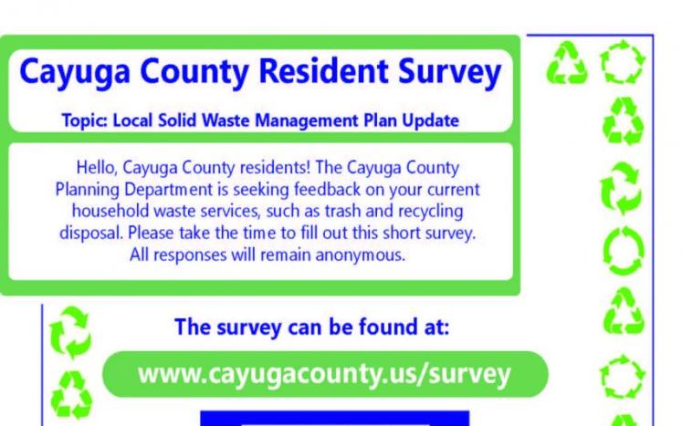Cayuga County Solid Waste Department Survey 