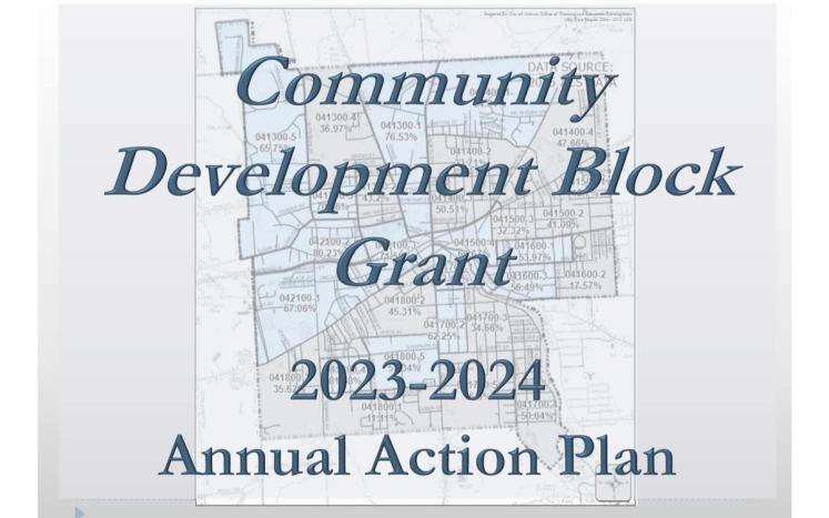 2023 - 2024 CDBG Action Plan