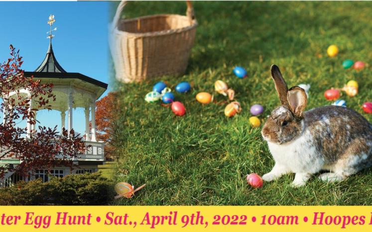 Easter Egg Hunt at Hoopes Park April 9, 2022 at 10 am